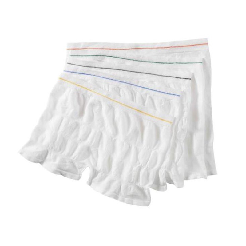 Set de 4 culottes filet hospitalières - Blanc